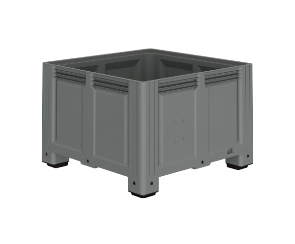 Большой контейнер 1130x1130x760 мм iBOX со сплошными стенками и дном, на ножках