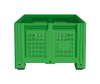 Большой контейнер 1130x1130x760 мм iBOX c перфорированными стенками и дном, на ножках