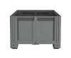 Большой контейнер 1130x1130x760 мм iBOX со сплошными стенками и дном, на ножках
