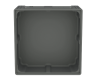 Большой контейнер 1130x1130x580 мм iBOX со сплошными стенками и дном, на ножках