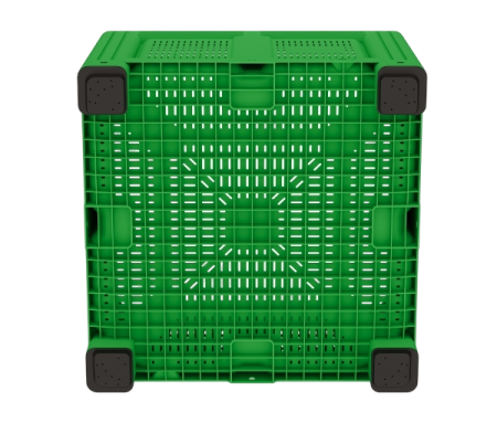 Большой контейнер 1130x1130x760 мм iBOX c перфорированными стенками и дном, на ножках
