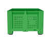Большой контейнер 1130x1130x760 мм iBOX c перфорированными стенками и дном, на ножках