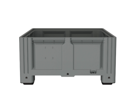 Большой контейнер 1130x1130x580 мм iBOX со сплошными стенками и дном, на ножках